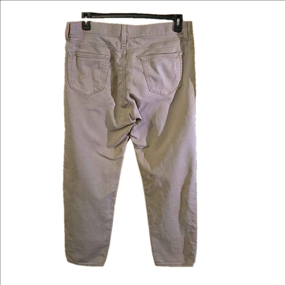 Banana Replublic Traveler Athletic Tapered Fit Khaki Jeans 5 pkt Men 36Wx27L